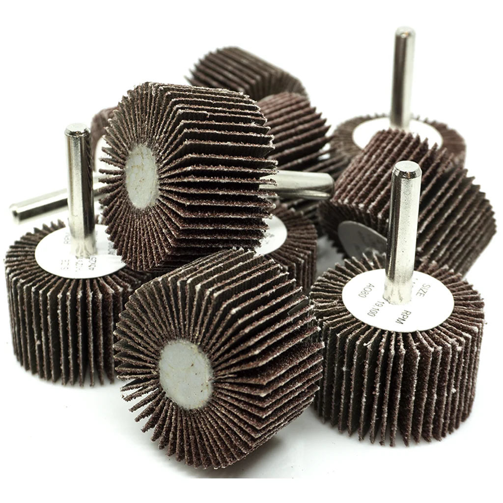 1-3 inch 40 60 80 120 240 Grit Assorted Mounted Flap Wheels Abrasive Flap Wheel Flap Sanding Wheels