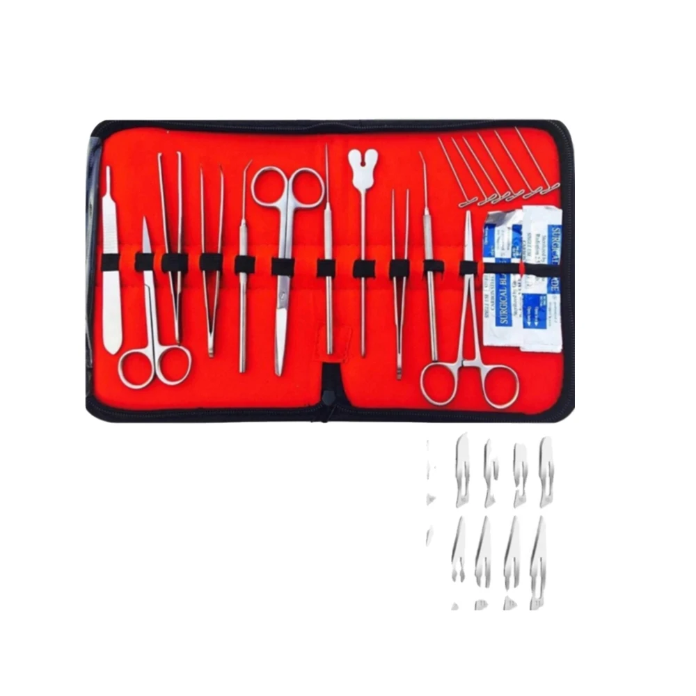 14 Pcs Surgical Grade Dissection Kit For Students Anatomy, Biology, Veterinary, Botany Instruments Sets