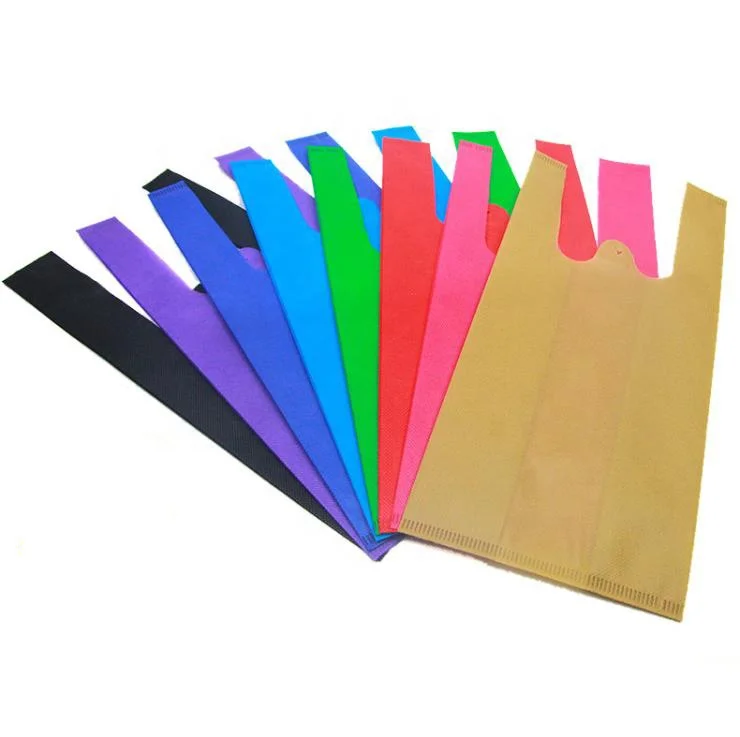 Vietnam Factory Custom Grocery T-shirt Vest Non-woven Reusable Shopping Bag