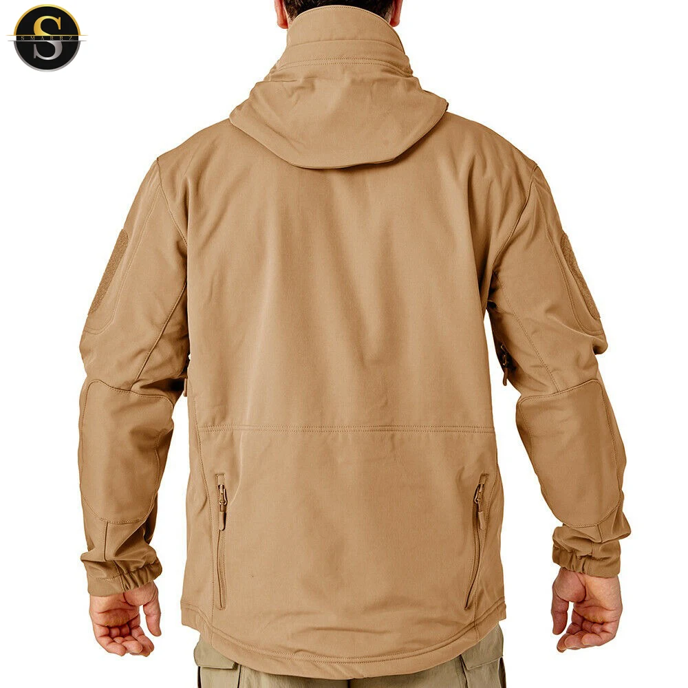 Оптовая продажа Мужская водонепроницаемая куртка оверсайз 100% с длинным рукавом Высококачественная дешевая софтшелл