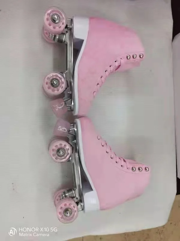 2021 factory hot sale high-quality two-row flash skating for men and women unisex roller skates