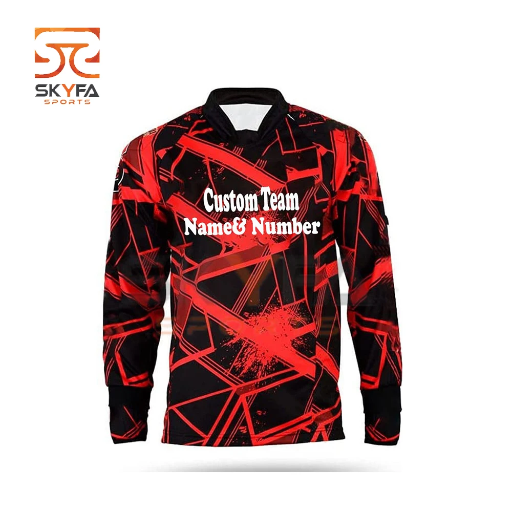High Quality Comfortable Men Full Sleeve Sublimation Paintball Jersey