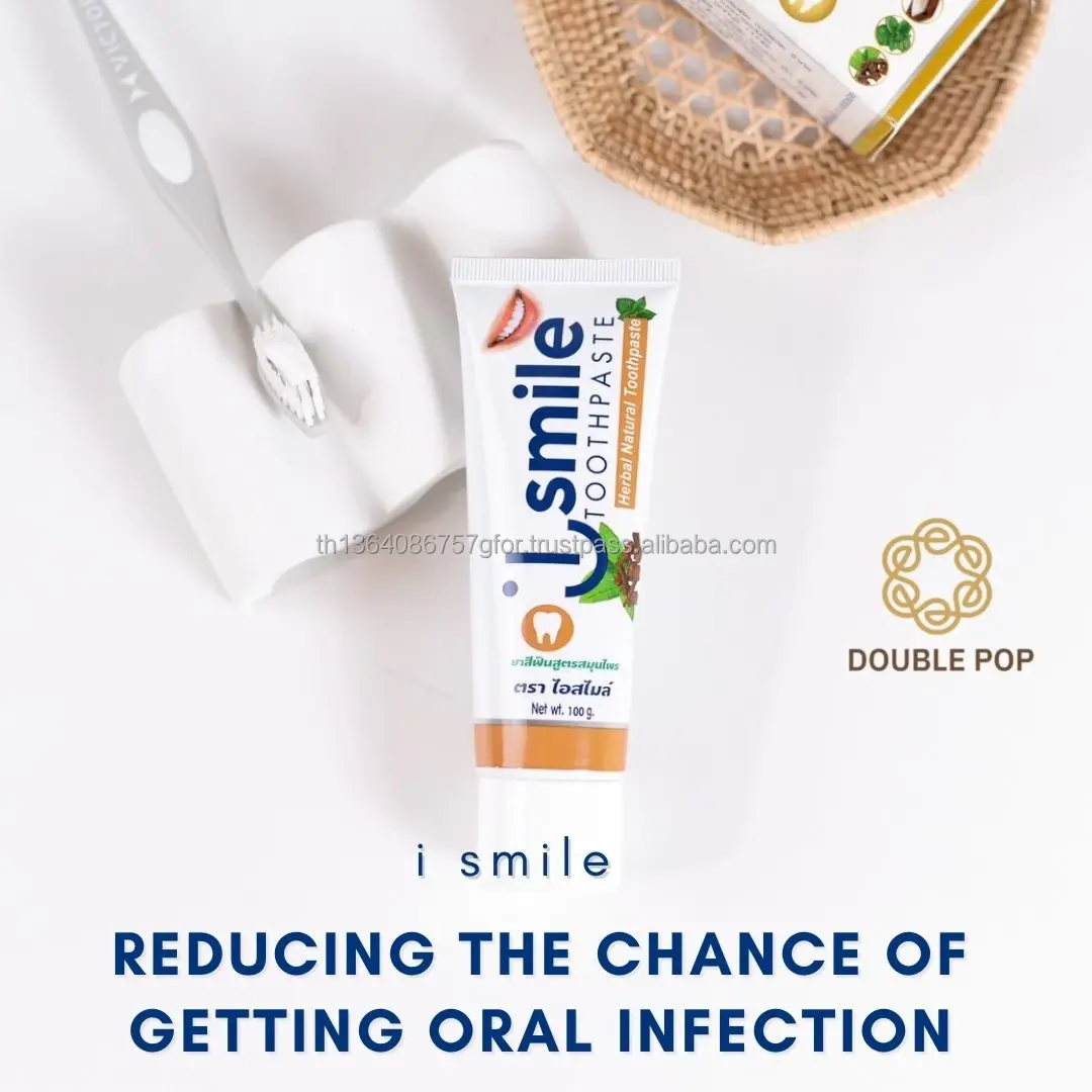 Зубная паста I Smile тайская травяная натуральная отбеливающая