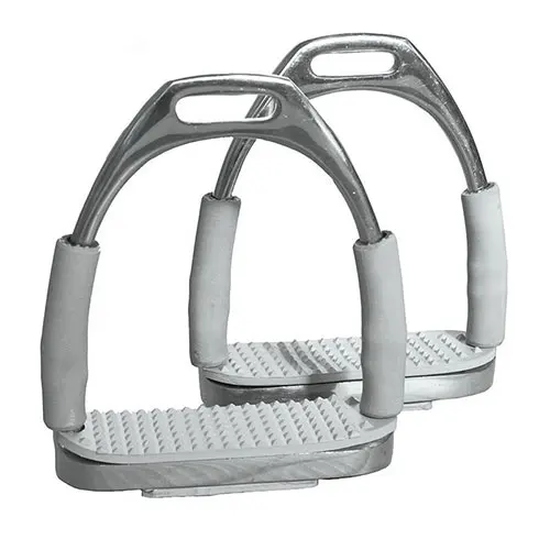 Безопасный стальной штрих с черным протектором лучшее качество штрихи для лошадей из нержавеющей стали