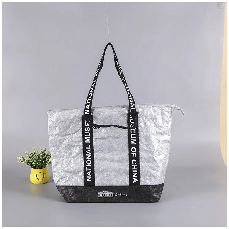Factory wholesale waterproof DuPont Tyvek paper shopping tote bag