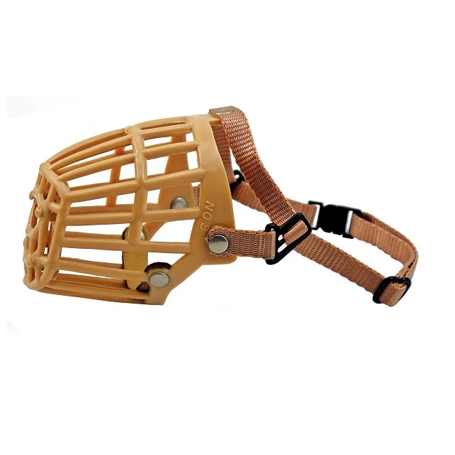 
 High Quality and Easy Using Adjustable Plastic Dog Muzzle for Pet  
