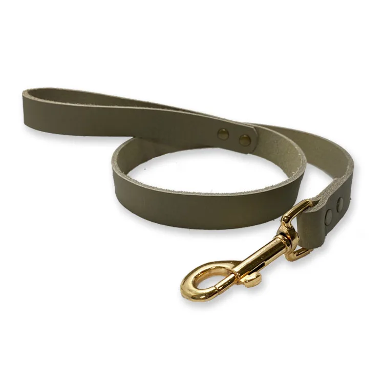 Strong Tensile Strength Suitable Tracking Training Leather Rope Leash Dog