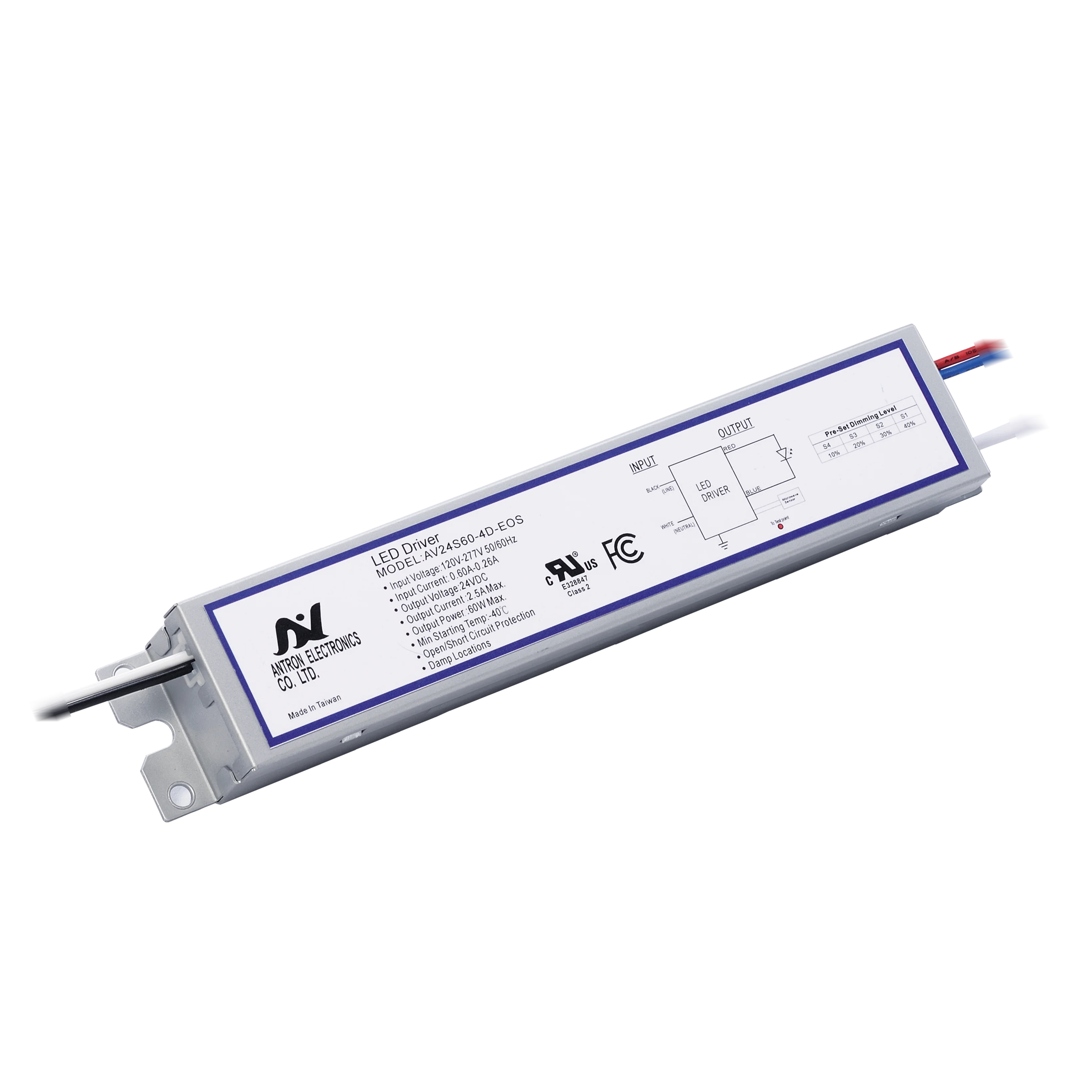 High Tech 60W Motion Sensor LED Driver Time Adjust