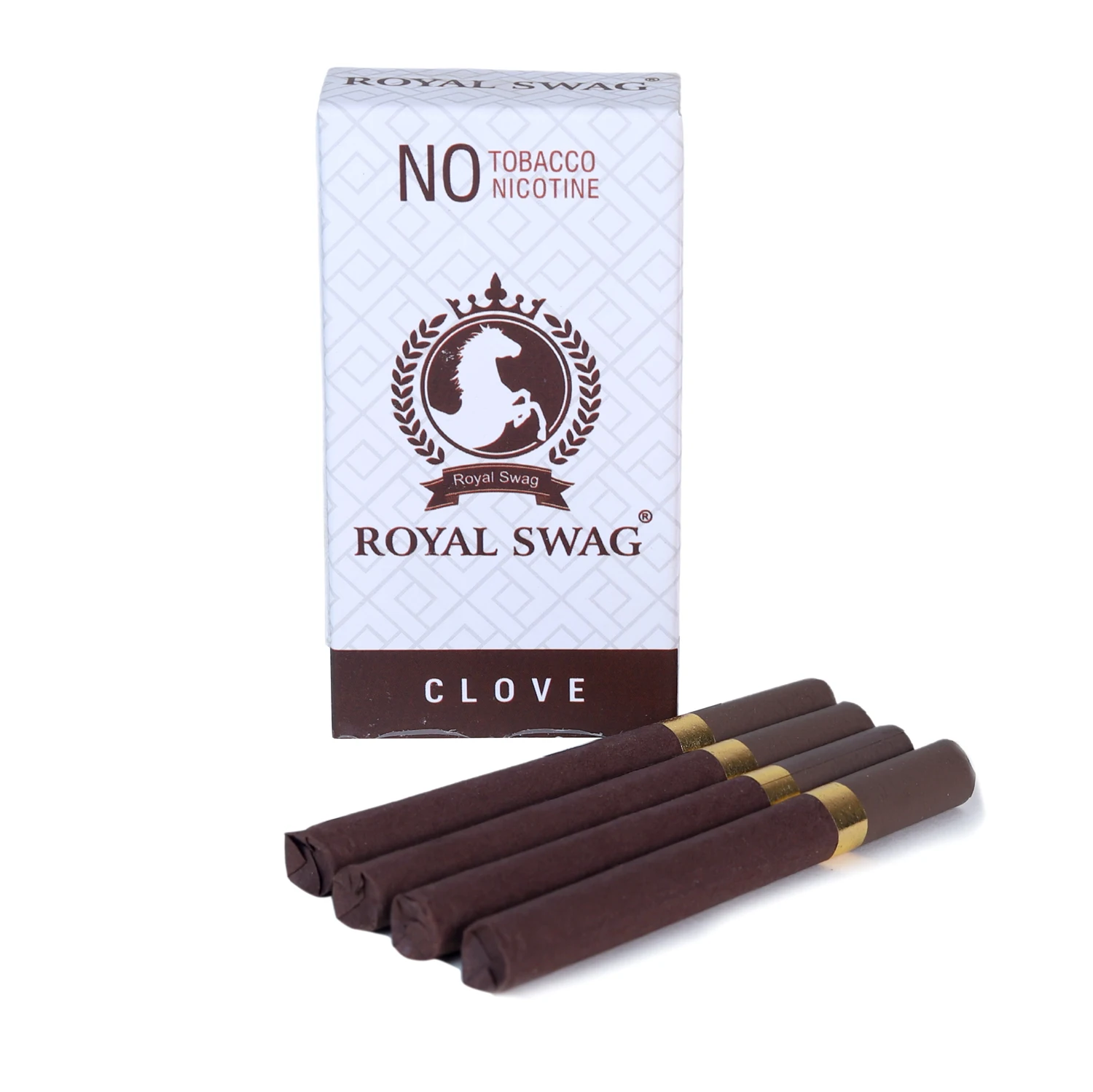 Сигарета с травяным ароматом гвоздики ROYAL SWAG, сигарета без табака и никотина