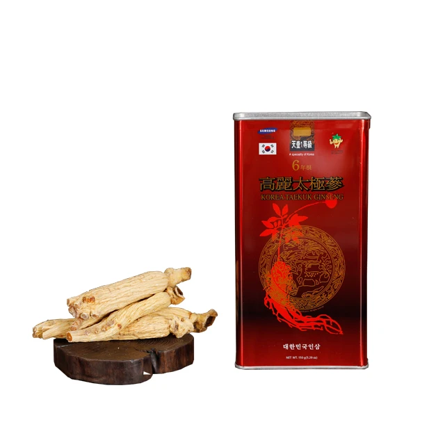 Компания по производству женьшеня You & I Corporation Centuria 6 лет сушеные корни Panax Taegeuk 600 г/300 г/150 г банка