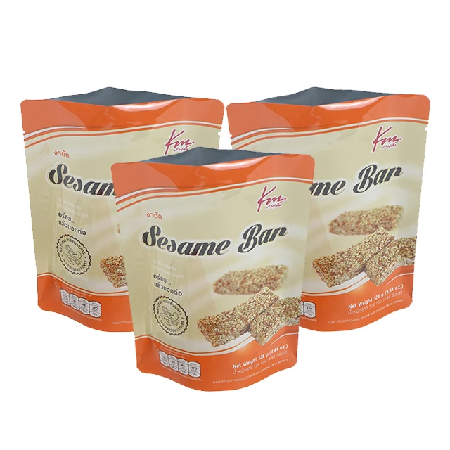 High Protein Vegan Sesame Bar With Nutrition Benefit And Good Taste 126g