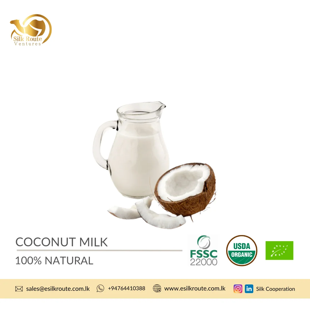 Pure Range Best Quality Protein Rich 100% Organic Sweet Virgin Coconut Milk 17% from Bulk Supplier