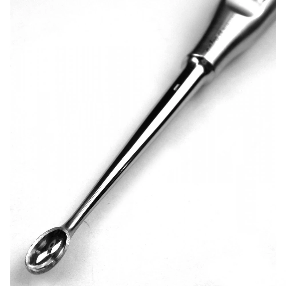 Volkmann bone curette 6x7 mm sharp spoon Fig. 0 dental tissue surgery 17 cm