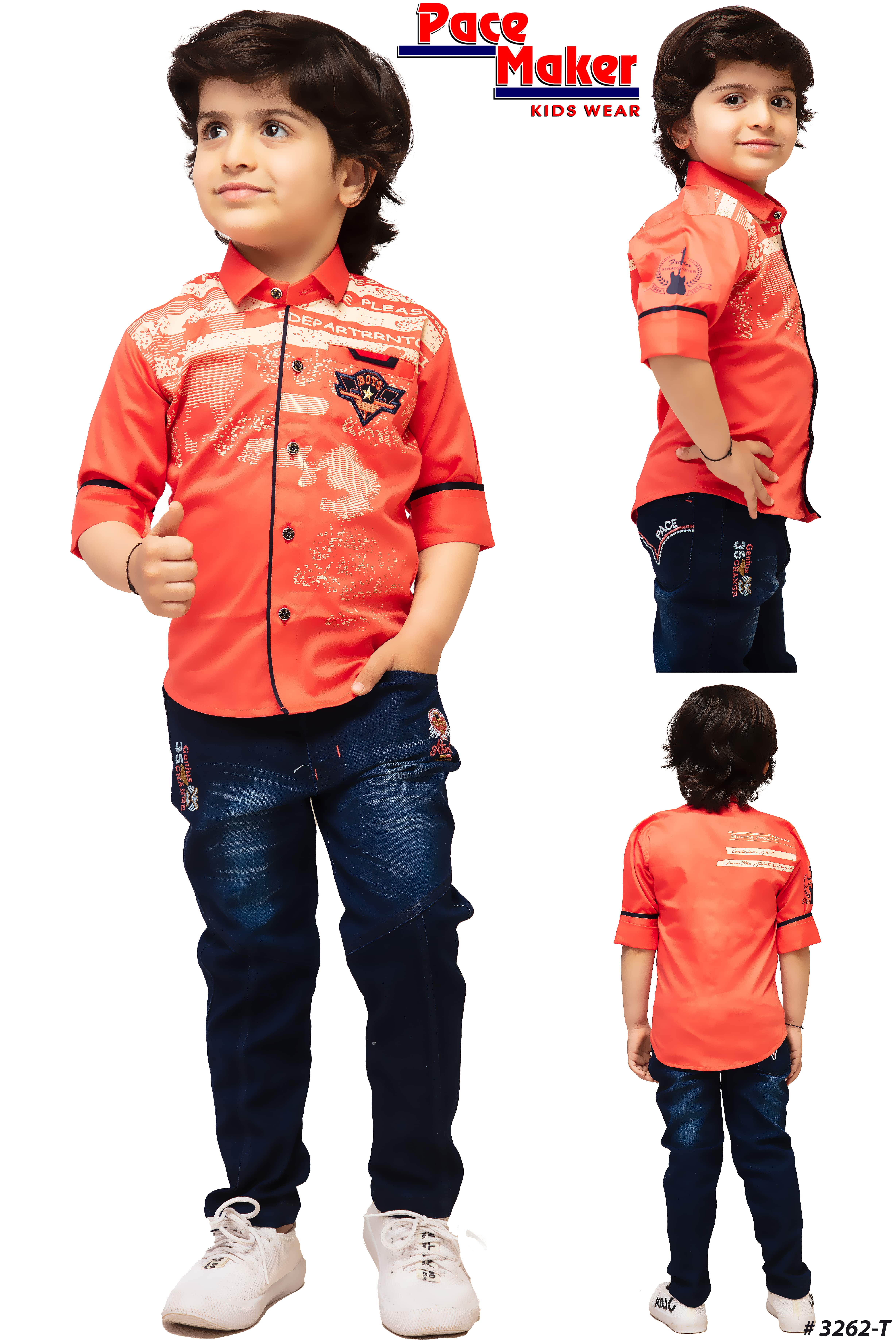  Прямая продажа с фабрики лучшая модель высококачественная ткань 100% хлопок рубашка и брюки для мальчиков 3262 модной повседневной одежды