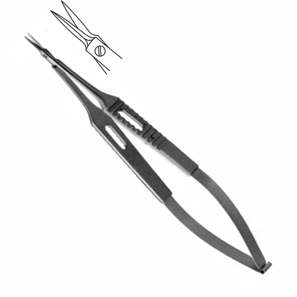 Микро-Ножницы W/EXT.WIDE SERR.HANDLE STR 15 см