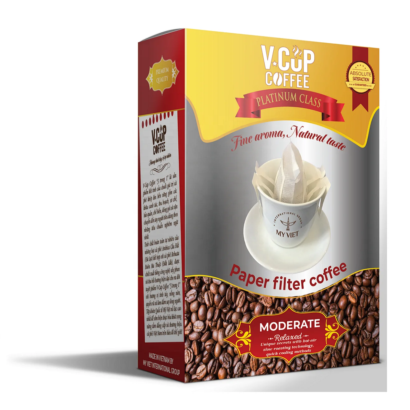 Vietnam drip coffee - Coffee single serve paper filter coffee
