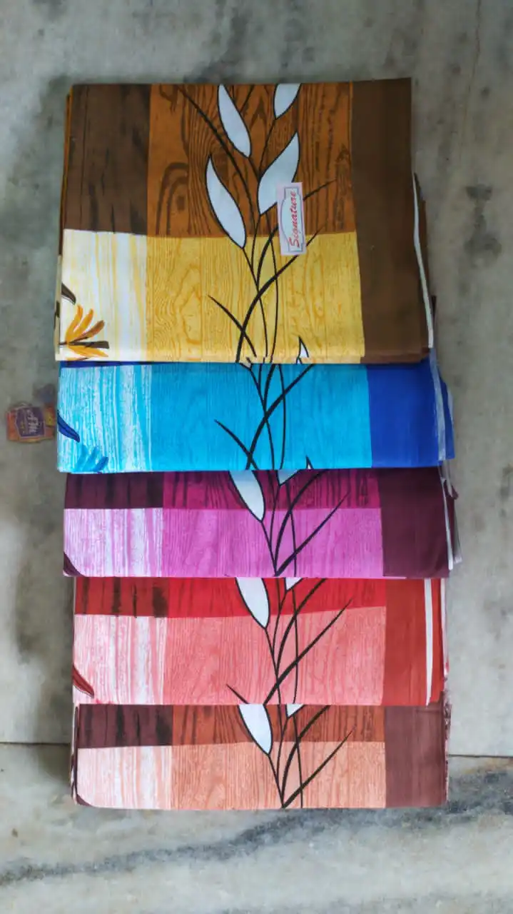 Indian Handmade 100% Cotton Rajasthani Bedsheet Double Bed Set 1 Double Bedsheet with 2 Pillow Cover