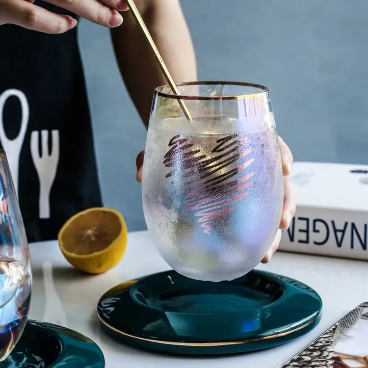 Net Celebrity Large Beer Glass Bar Personality Glass Home Thickened Craft Beer Mug Net Celebrity Creative Wheat Wine Glass