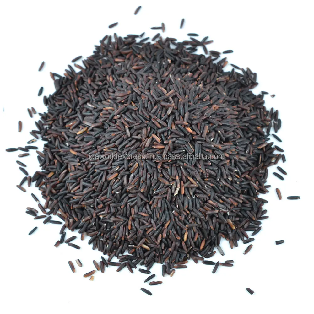 
Thai Rice Berry a healthy dark purple grains that are very beneficial for the body. Thai jasmine rice. 
