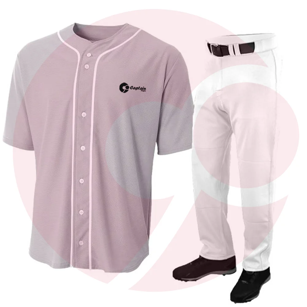 
Design Your Own Logo Baseball Uniform With Name Number XL Size Baseball Jersey And Pants Sets For Men 