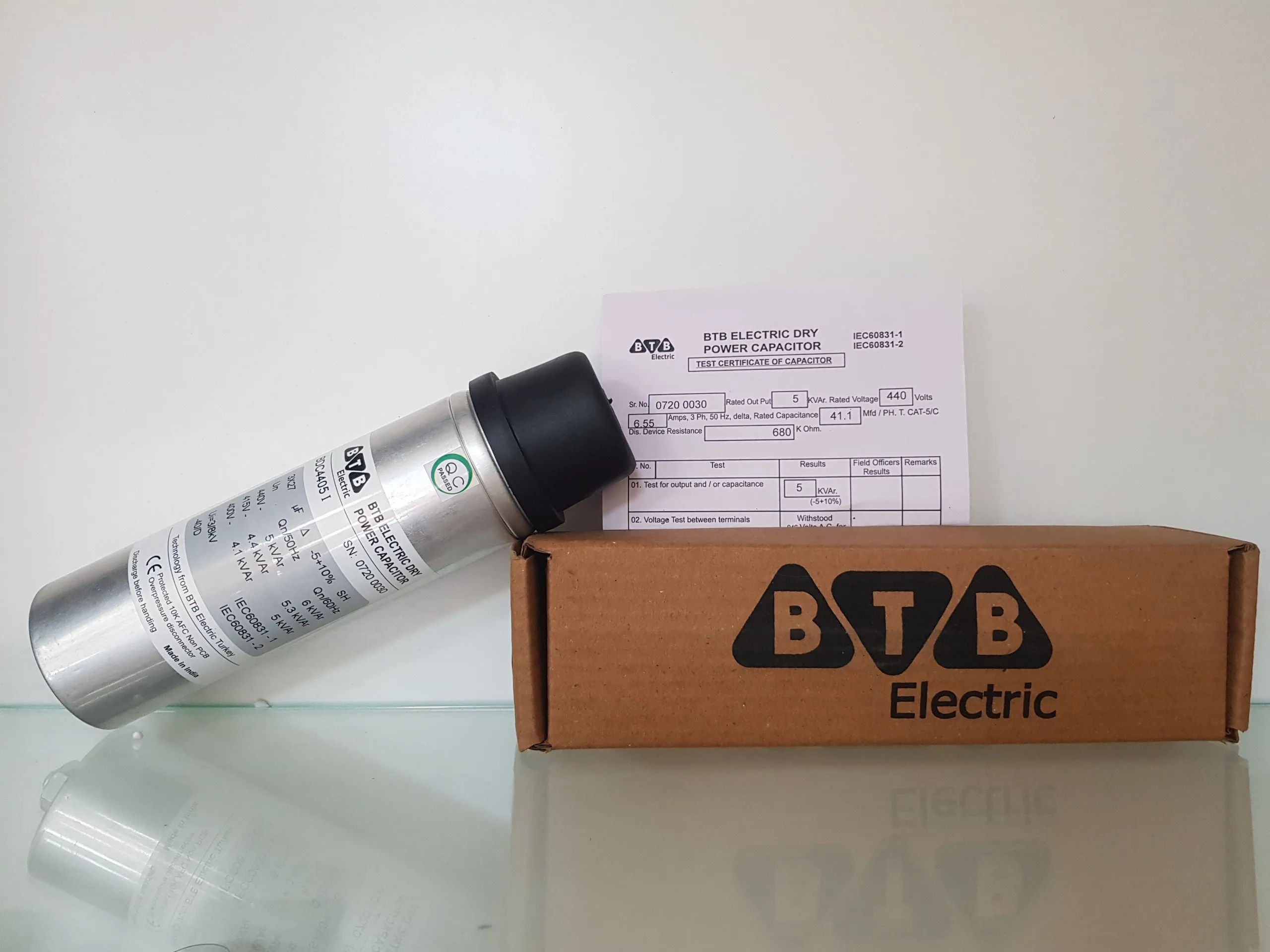 Aluminum round capacitor 10kvar 3 phases 440v  new style  2021