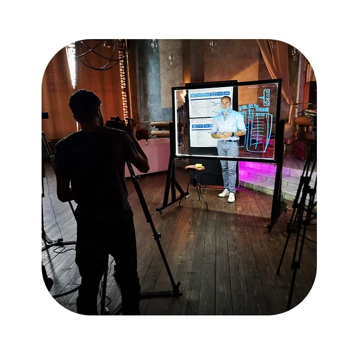 
 Прозрачная Стеклянная Доска 100x150 см с металлической подставкой (на колесах) для детей и взрослых, купить оптом прямо от производителя  