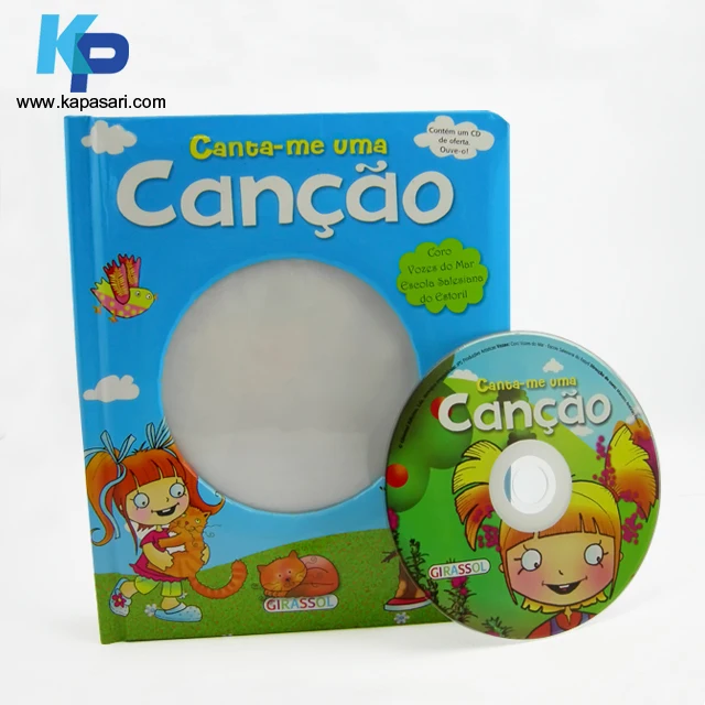 
 Высококачественная детская книга на английском языке с печатью на компакт-диске  