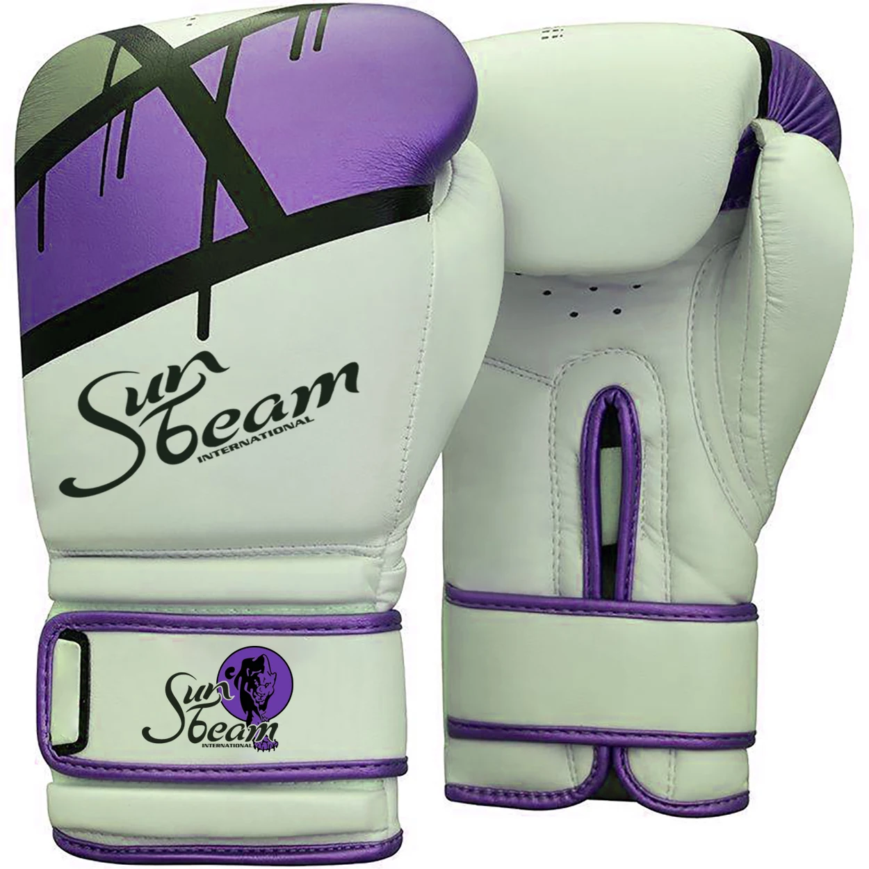 Direct manufacturers selling custom high quality White kids boxing gloves one size fit all