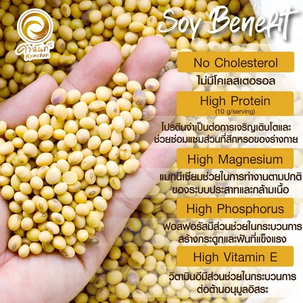 
Instant Soy Milk Powder with 5 Types of Germinated Rice Powder/ High Protein/ Rice Powder 