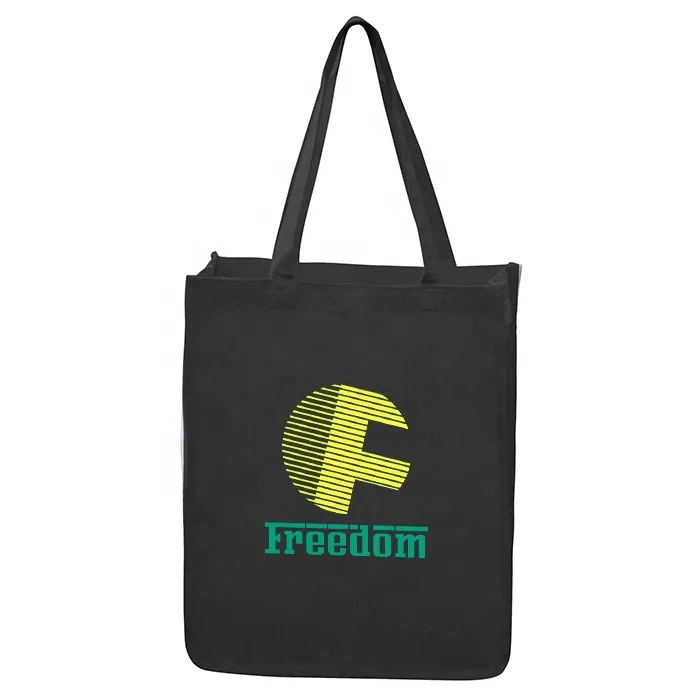
Freedom customize reusable shoulder tote beach bags 
