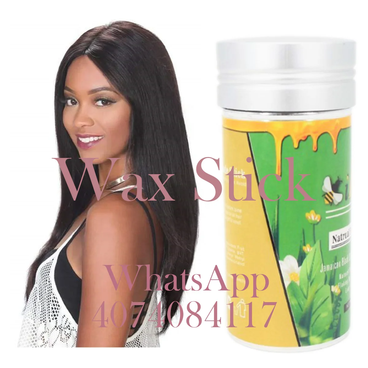 USA wholesale premium Hair Wax Stick Wig stick Pomade stick Anti-Frizz with natural Castor oil and Beeswax for all hair types