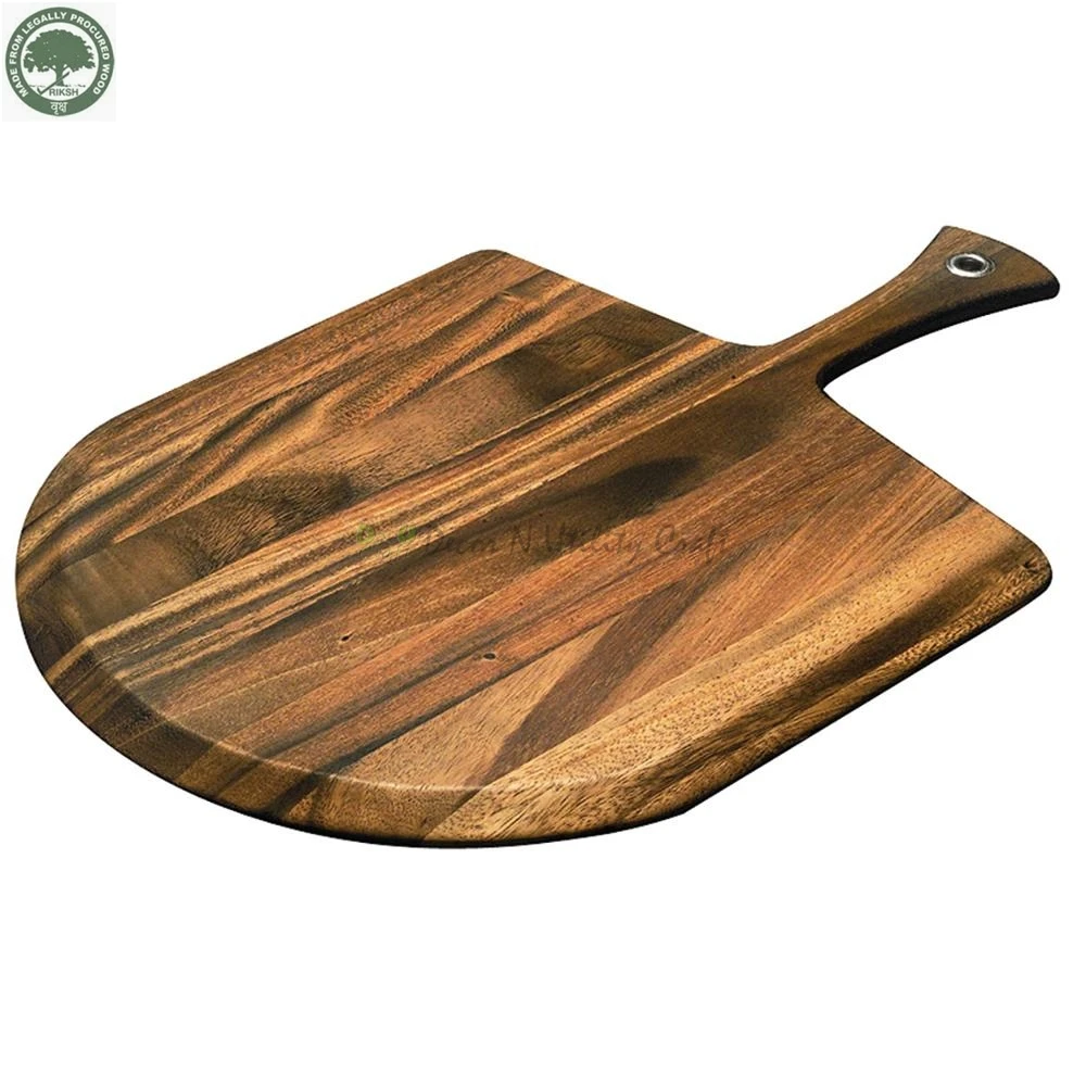 Premium Home Accessories Pizza Peel Paddle Pizza Accessories Board Vintage Life Inc. Wooden Premium Organic Bamboo Pizza Tools Wood Sustainable Everyday