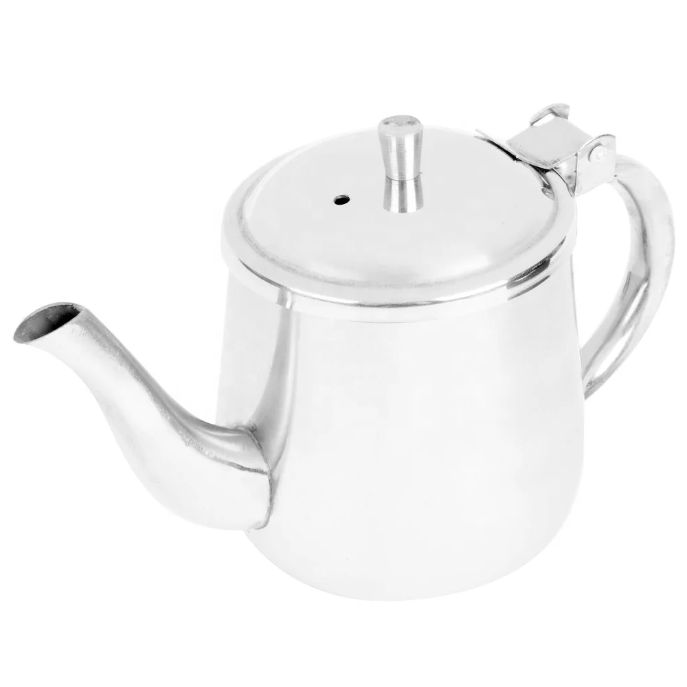 Stainless Steel 10 Oz Gooseneck Milk Tea Pot