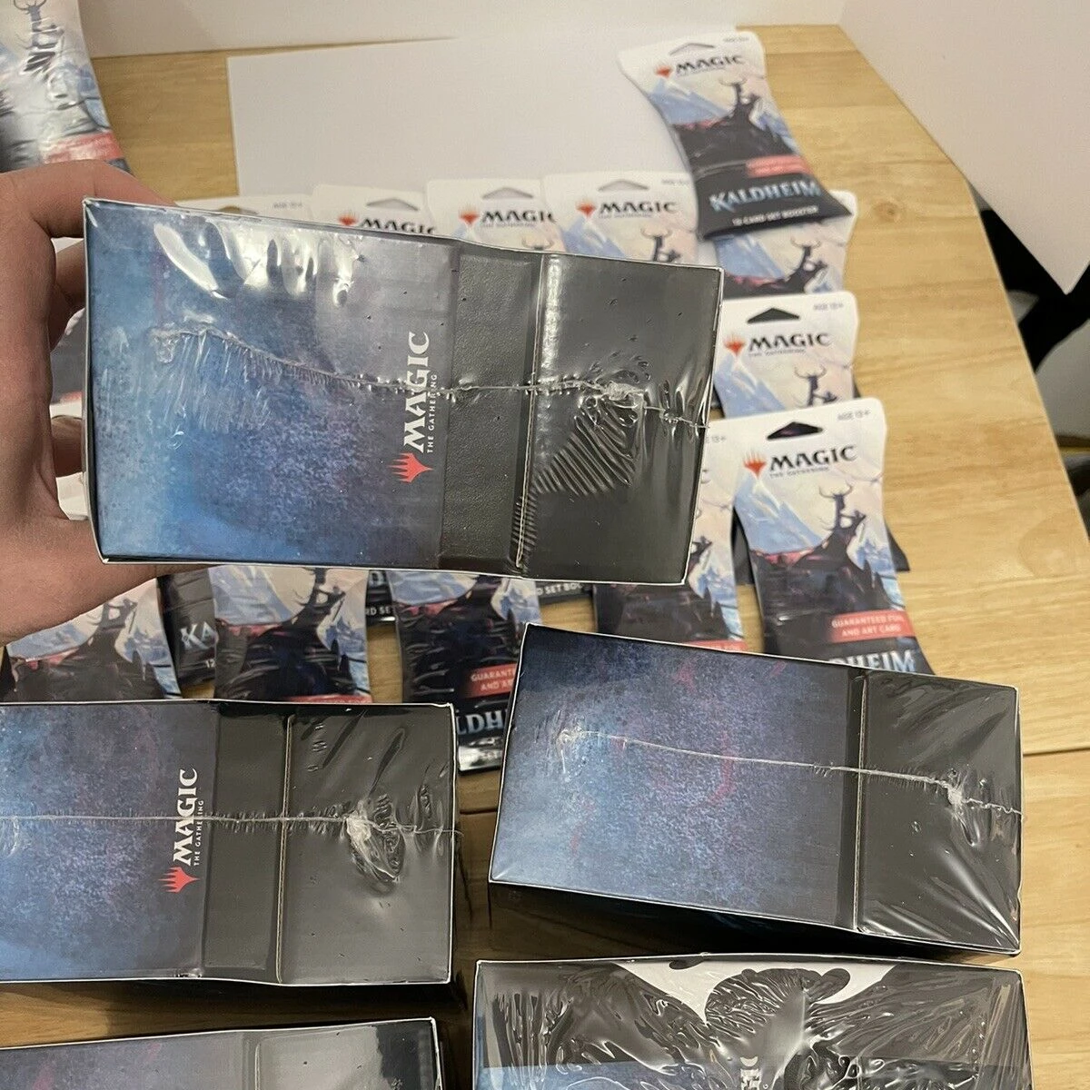 Набор усилителей MTG Kaldheim, новая Заводская герметичная коробка на складе