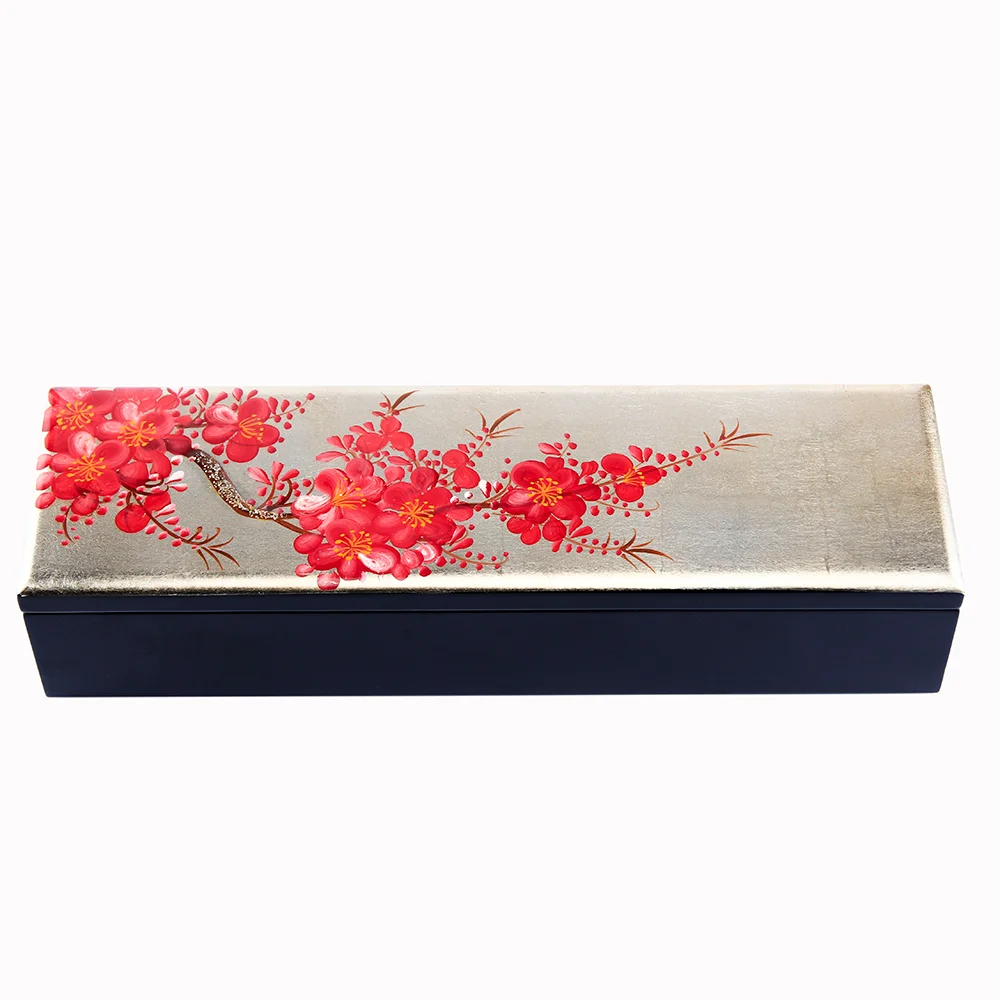 
Wholesale New Designs Printed Logo Wood Case For Chopsticks Spoon Wooden Box Storage Products Kitchen 
