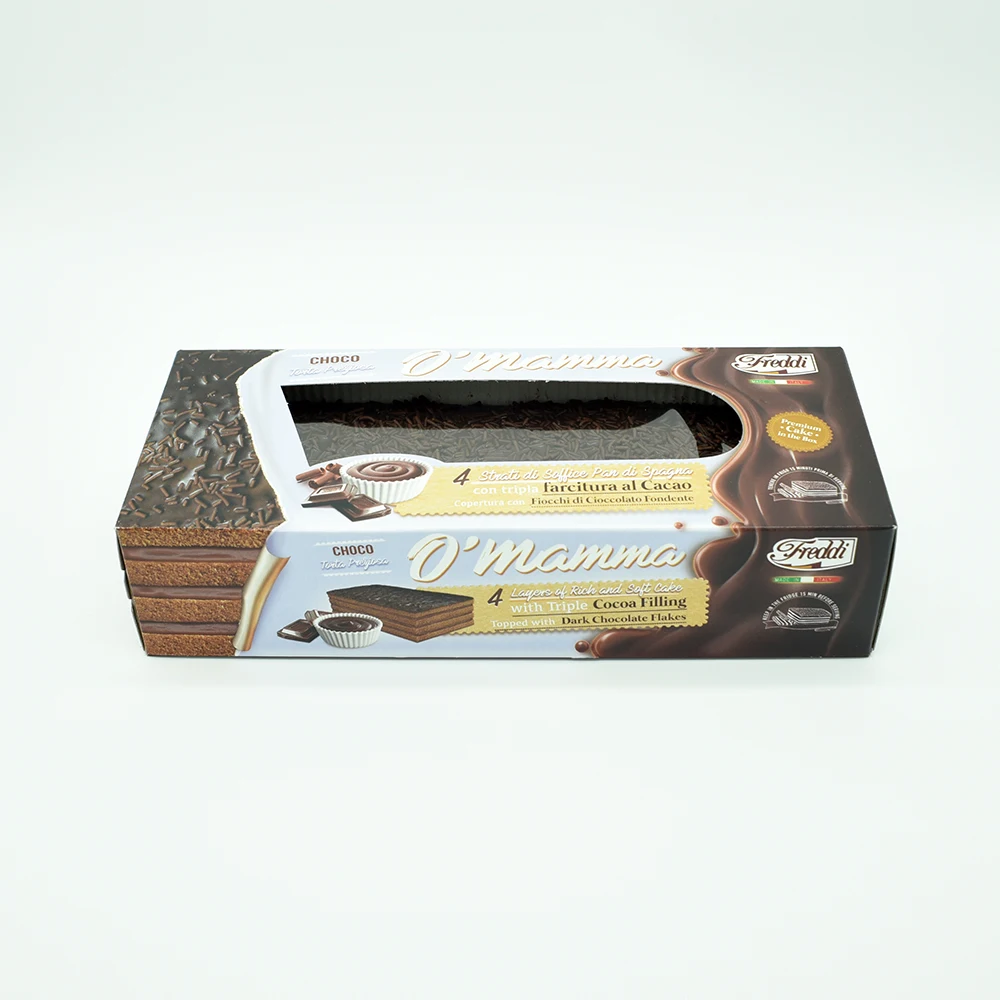 
 Высококачественный итальянский мягкий слой для торта O MOM choco - box 300 г в качестве неформального подарка  