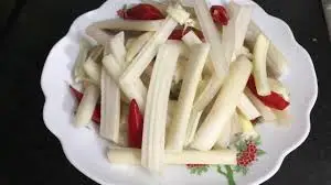 Натуральный соленый корень лотоса вкусный