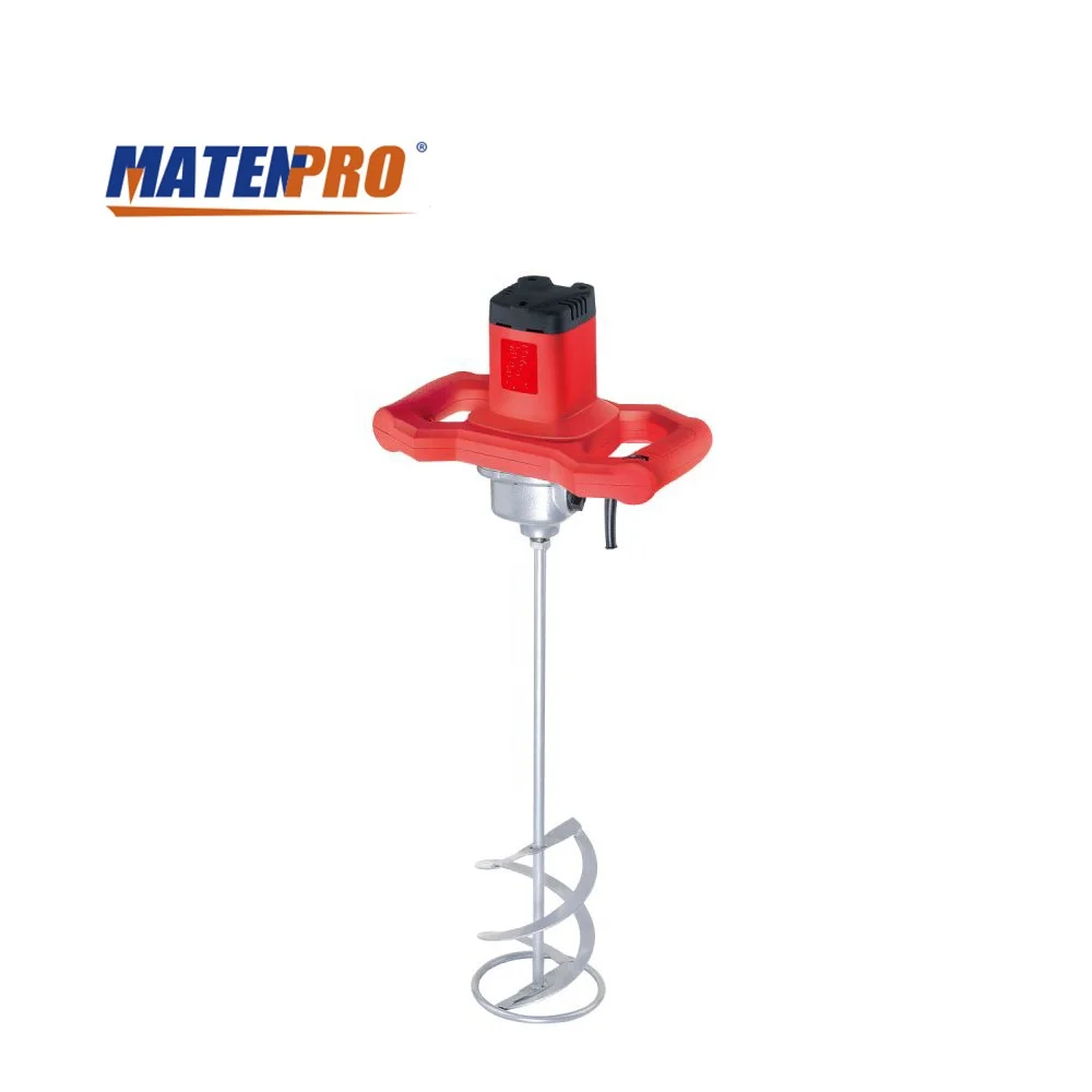 
Cement Mixer Adjustable 7 Speed Handheld Electric Concrete Thinset for Mortar Grout Plaster MT-STM56 