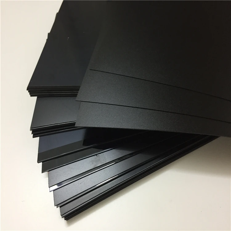 Thermoplastic PP board 1.5mm Black color Plastic PP Plate Sheet