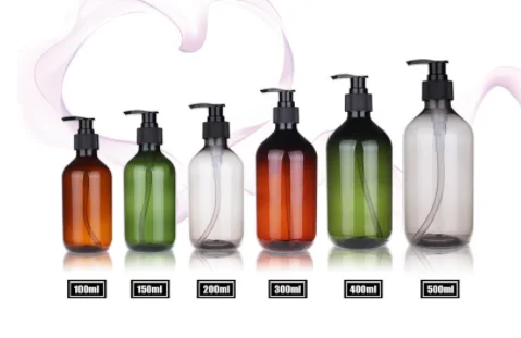 Manufacturer wholesale Empty Plastic Refillable Bottles with Pump Dispenser Pump Bottle Liquid Gel Bottle Dispenser Container