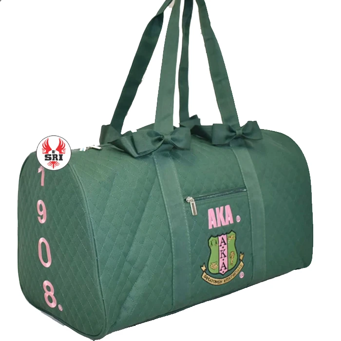 Alpha Kapa Alpha Soror вышитая стеганая спортивная сумка | Индивидуальная вышитая Женская Стеганая спортивная сумка