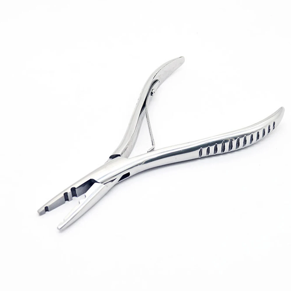 Wholesale Price 3 Hole Hair Extension Plier With Private Label Sustainable Stainless Steel Hair Extension Tools For Hair Styling