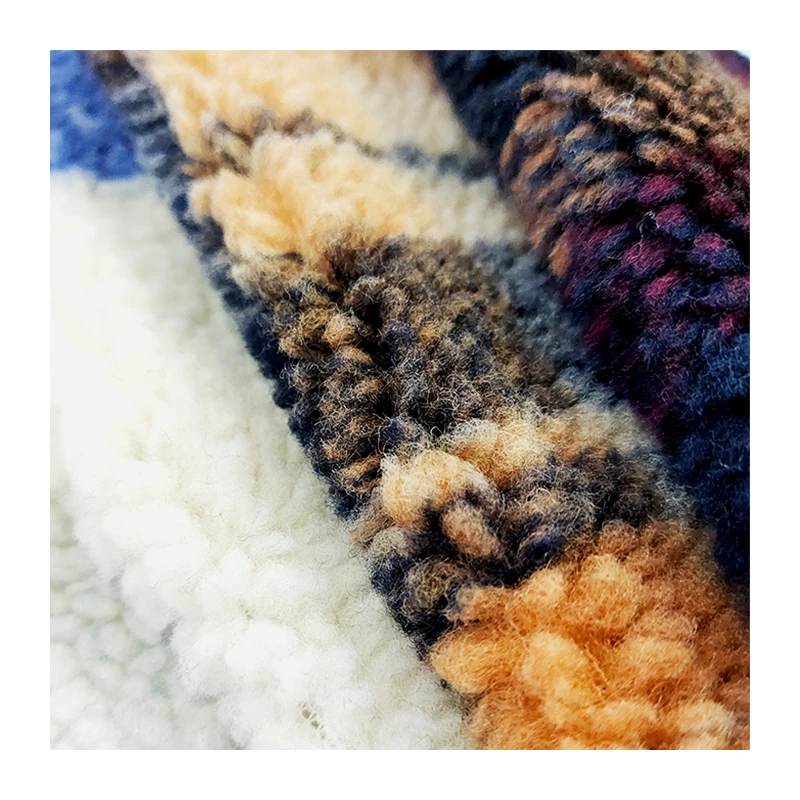 100% Полиэстеровая ткань, флисовая ткань, полиэстер, берберский флис, шерпа