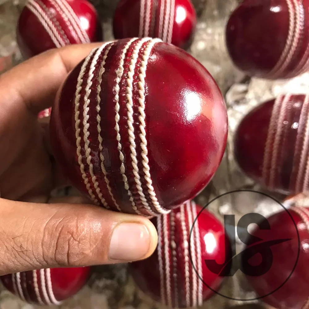 Pak Alum Custom Logo Cricket Hard Ball Wholesale Hand Stitched 50 Overs best Quality Leather Red White Bowling Machine Balls