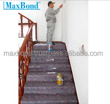 Adhesive Floor Covering Painter Fleece Water Absorbent Breathable Non Woven Recycled Virgin Fabric