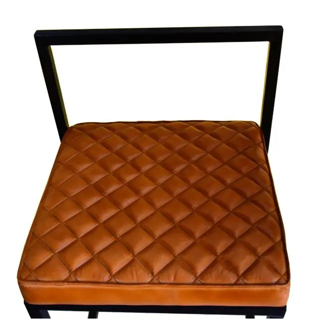 BAR Stool High Chair Bar Furniture Hotel .restaurant .bar. Home Chairs with Back IRON Frame 2020 HOT Sell Upholstered Leather