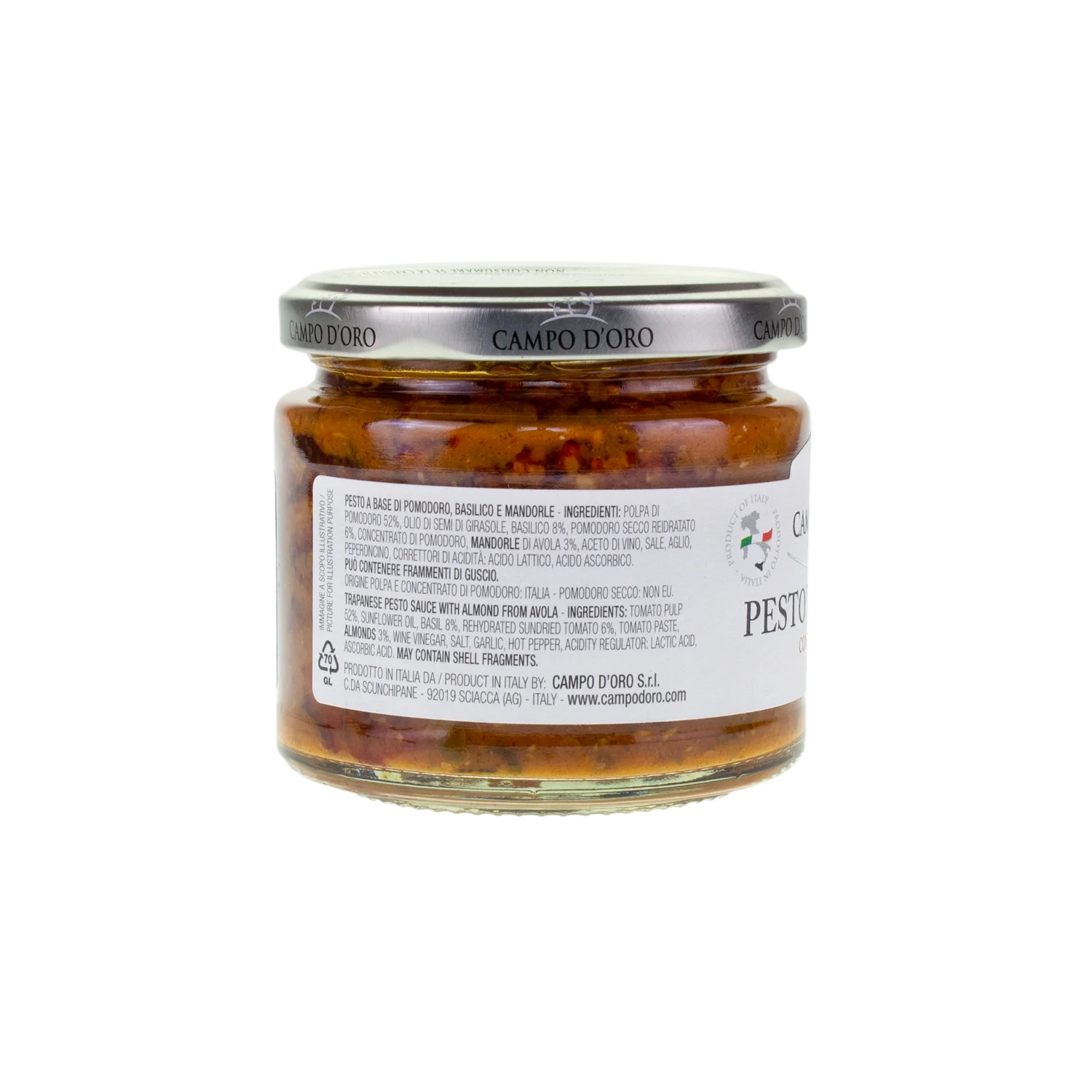 
Trapanese Pesto sauce with Almond from Avola 