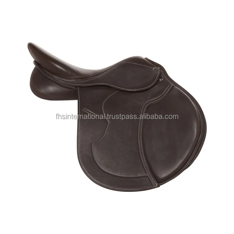 Best Quality - Jumping Horse Saddle - Plastic Tree - Fully Covered with Soft Leather