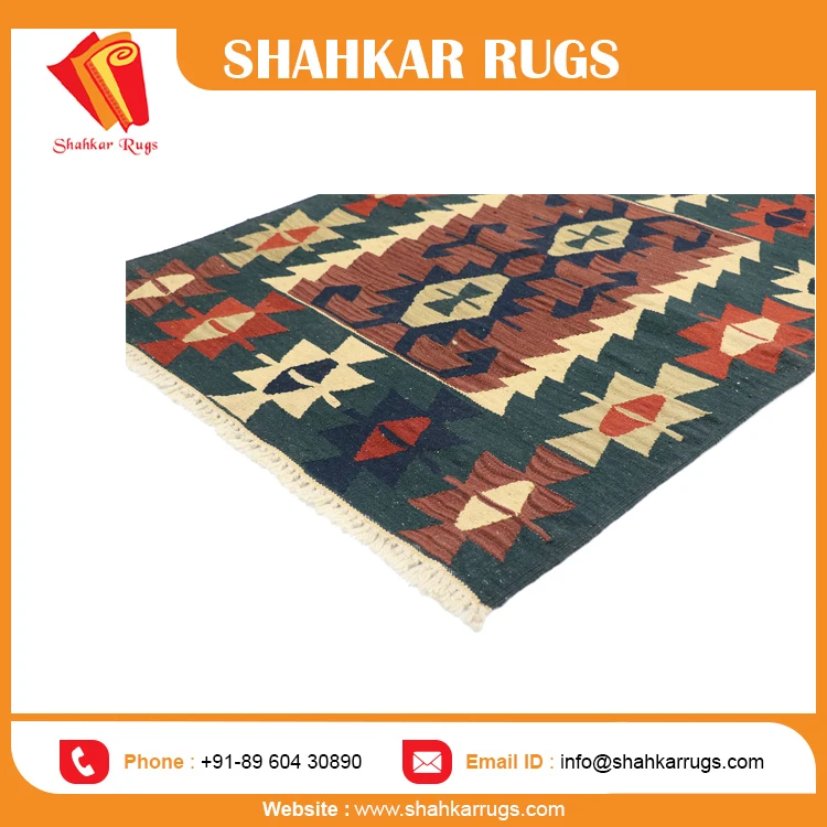 Лучшая цена индийский ковер ручной работы в стиле килим по оптовой цене