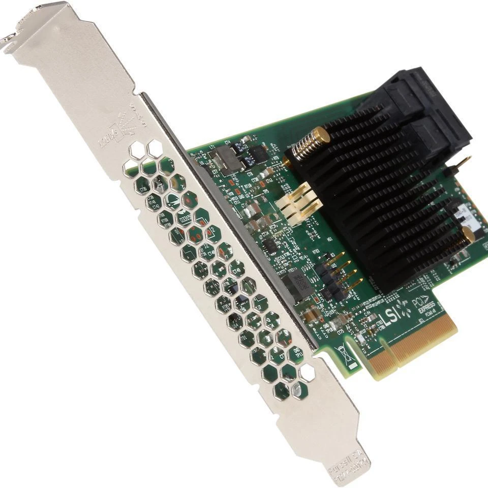 LSI 9341 MegaRAID SAS 9341-8i (LSI00407) PCI-Express 3.0 x8 Low Profile SATA / SAS High Performance new and original in stock